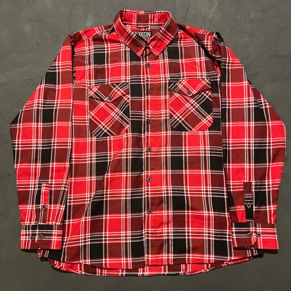 Dixxon Flannel Shirt Limited Edition Snap On Tools Form And Function Red 2XL